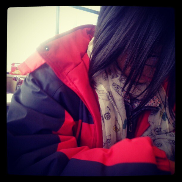 2013/01/28 — 她好美。