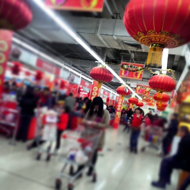 2013/02/07 — 人很多，新年的气氛好浓哦