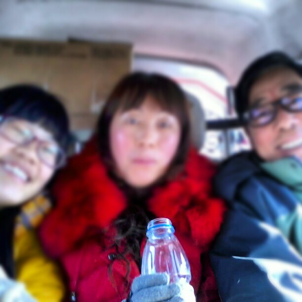 2013/02/08 — 一起随行回家的姐姐一家@