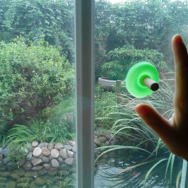 2013/08/22 — 窗外⊙▽⊙晓梅，我在一千栋