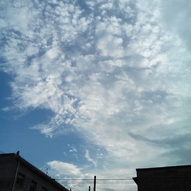 2013/08/24 — 难得的好天气*^_^*晓梅，我在北七家