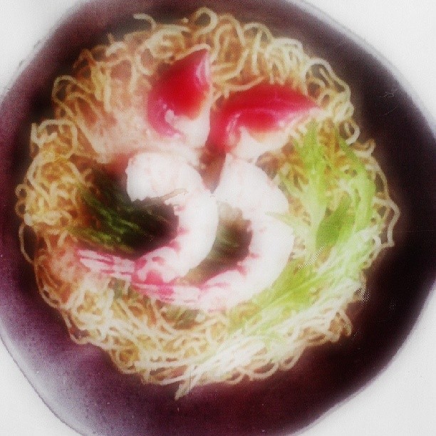 2013/08/30 — 在静安庄拍的，海鲜虾面（文琼拍）