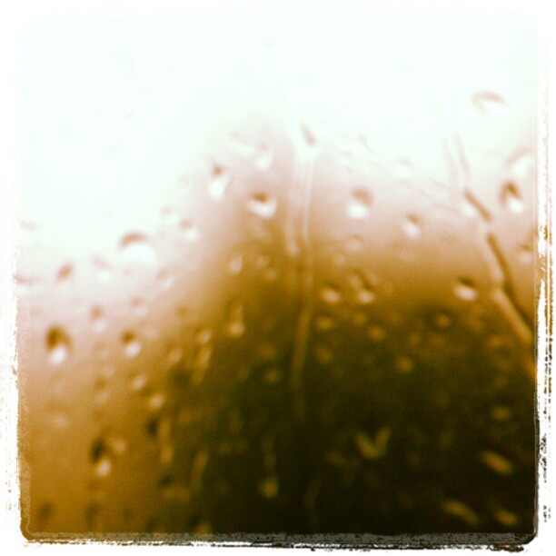 2013/02/26 — 现在下起了大雨，幸亏出门得早，要不然就赶趟了！