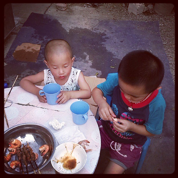 2013/07/22 — 我家孩子自己动手了