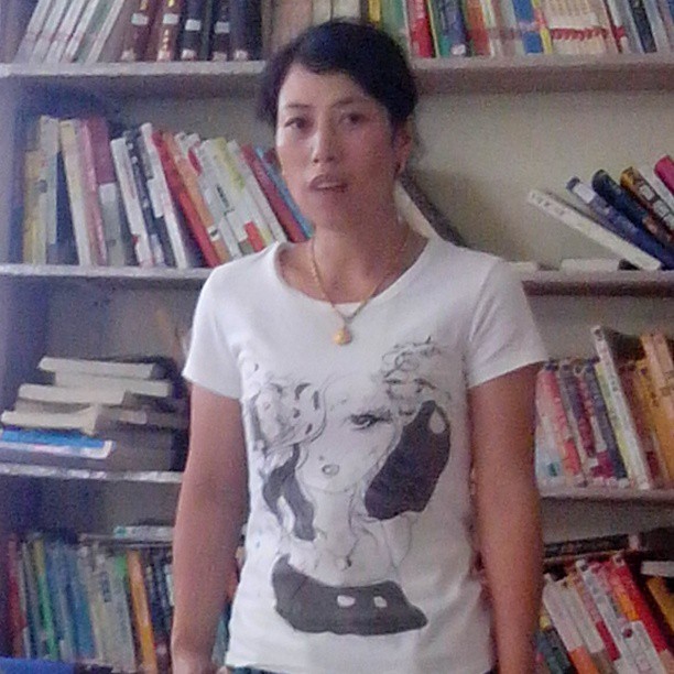 2013/08/03 — 木兰姐妹在讲自己的故事，(佳佳怕，木兰)
